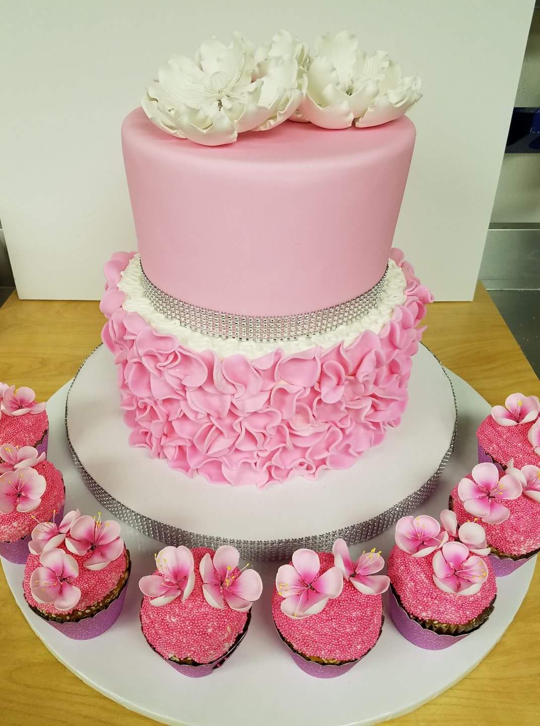 Pink Ruffle Set