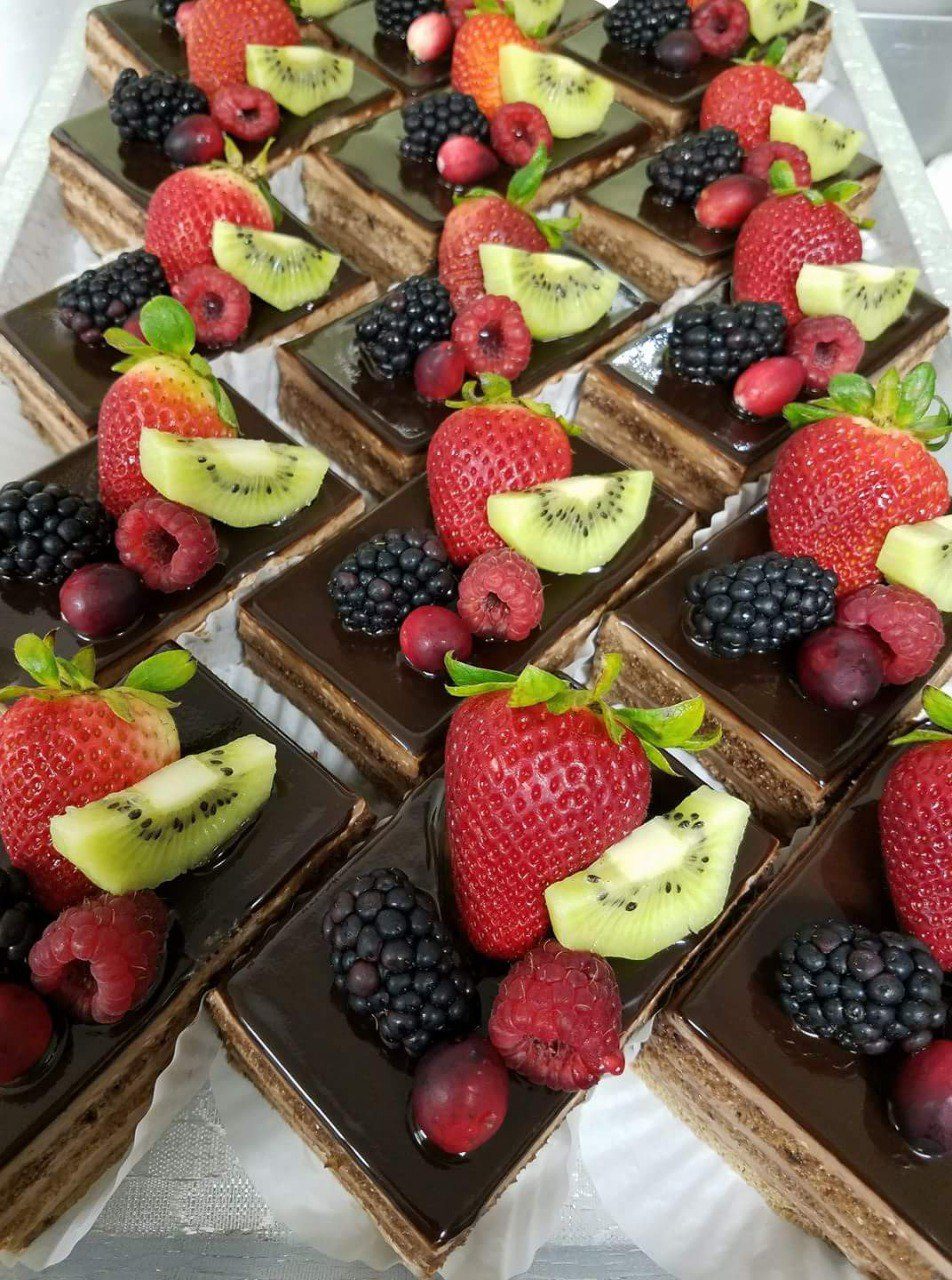 Chocolate Berry Square